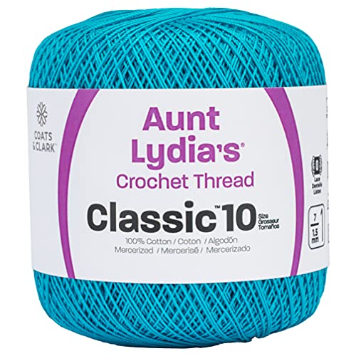 Image of Coats Crochet 154-451 Aunt Lydia's Crochet, Cotton Classic Size 10, Parakeet