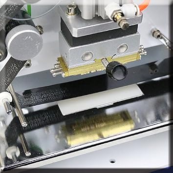 YiFun Trade Pneumatic Hot Stamping Machine 80x2/3mm Leather Embossing Machine LOGO Branding Machine Hot mark Machine Bronzing Machine 220V
