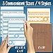 BookFactory Universal Note Taking System, Cornell Notes, Notetaking Notebook, 120 Pages, 8.5
