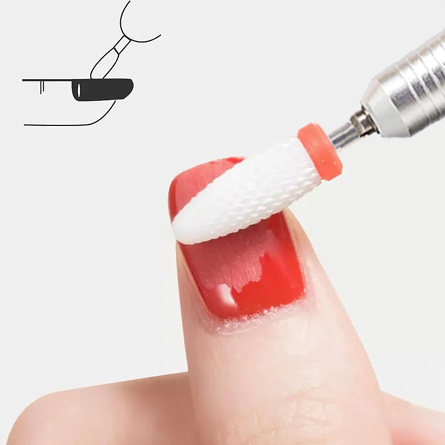 45000rpm ネイルドリルセット 電動ネイルドリルマシン ネイル研磨機 ネイルドリルビット ネイルファイルドリルセット