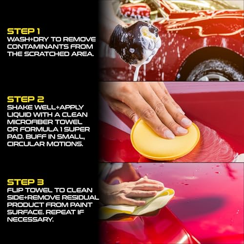 Formula 1 613191 Scratch Out Car Wax Polish Paste (8 Oz) - Car Scratch Remover thumb #4