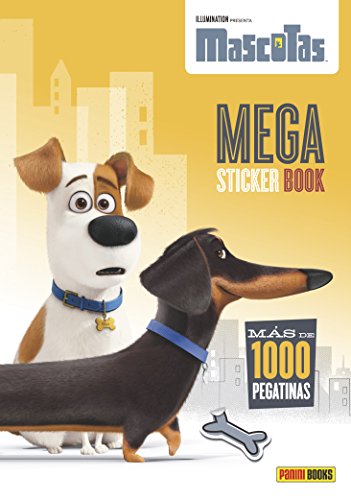 Portada de Mascotas. Mega sticker book