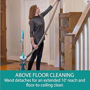 Kenmore Bagless Upright Vacuum 2-Motor Power Suction Lightweight Carpet Cleaner with 10’Hose, HEPA Filter, 2 Cleaning Tools for Pet Hair, Hardwood Floor, Green, 2 Liters Kenmore Bagless Upright Vacuum 2 Motor Power Suction Lightweight Carpet Cleaner with 10Hose HEPA Filter 2 Cleaning Tools for Pet Hair Hardwood Floor Green 2 Liters