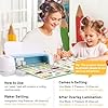 TECKWRAP Holographic Sticker Paper Clear Overlay Lamination Vinyl Laminate Sticker Film A4 210mm x 297mm 28 Sheets/Pack for Craft, Scrapbooking, Craft Cutters (Rainbow,Glossy,Matte,Glitter) #3