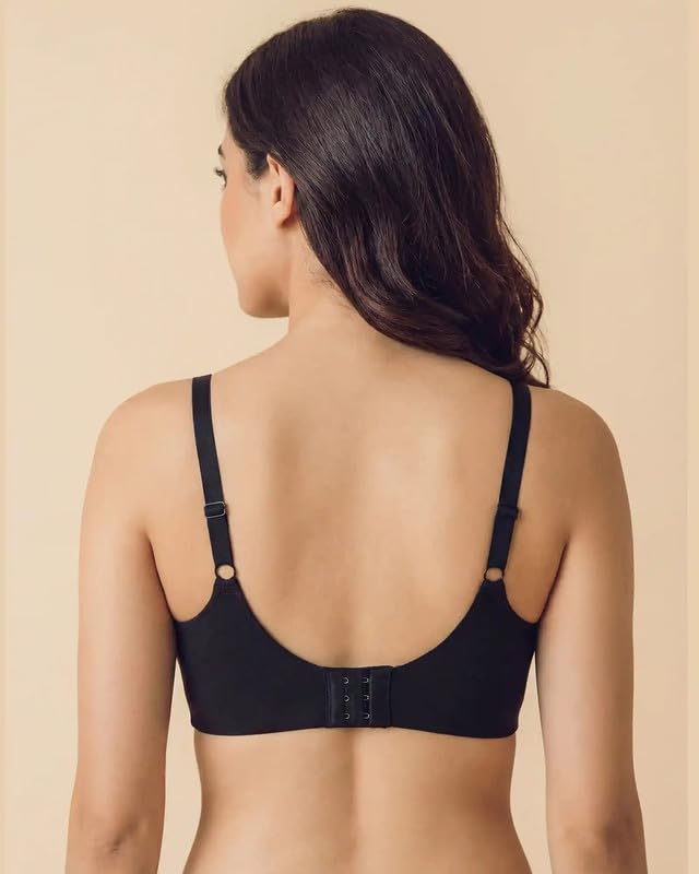 Image of Tweens Cotton Non-Padded Bonded Bra for Women | Full Coverage Wire-Free Bra | Hidden Concealer | Seamless No-Dig Comfort | Breathable Cotton | Elastic-Free Bottom Band & Side Wings | Pack of 1|