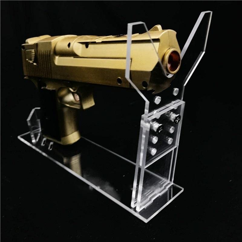 Supporto Per Pistole In Acrilico Trasparente - Rastrelliera Regolabile In Altezza E Lunghezza, 19.5x5x16 Cm - Foto 5