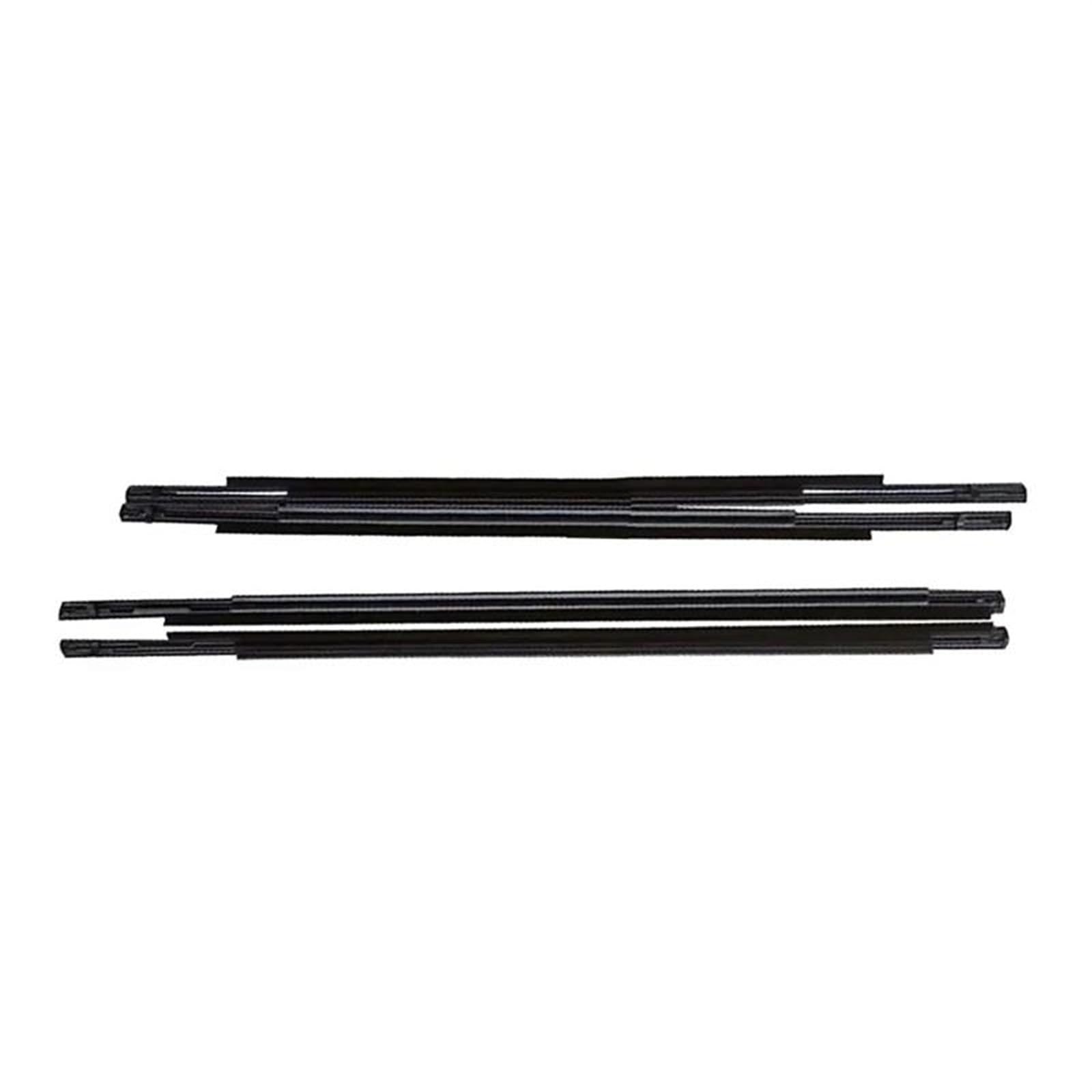 Guarnizione porta auto 4 pezzi striscia tenuta gomma finestrini in vetro per auto, impermeabile, per Mitsubishi per Lancer CY CX CZ 2007-2019
