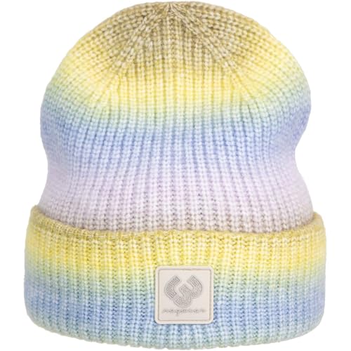 Ragwear Damen Strickmütze Beanie Warme modische gestrickte Mütze gestreift Outdoor (DE/NL/SE/PL, Alphanumerisch, Einheitsgröße, Lavender)