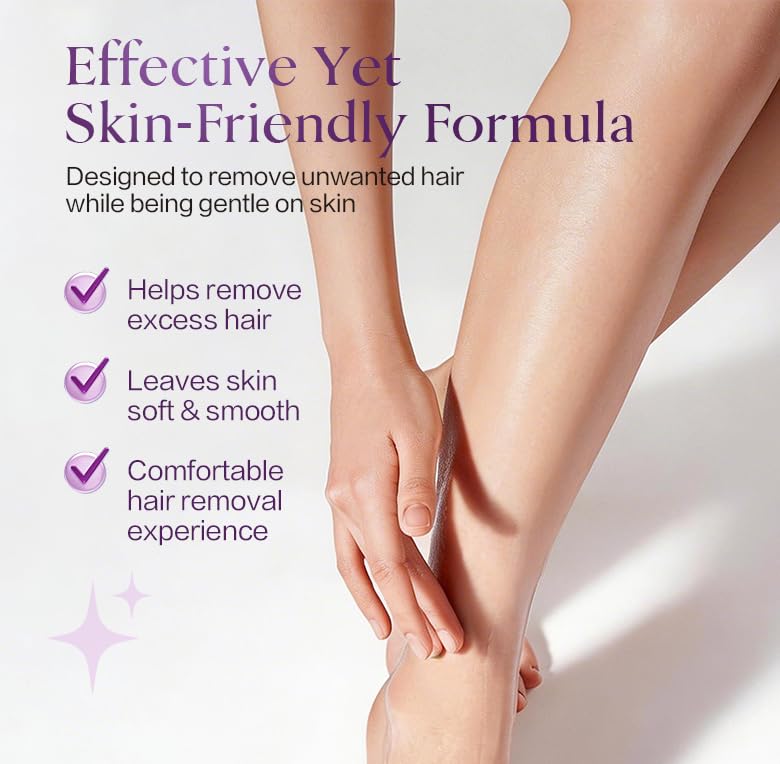 Hair Removal Cream for Body, Legs, Arms, Underarms & Bikini Line, 5.07 Fl Oz / 150 mL