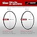 Fincci Set 700x23c Tires Road Bike with 2X Bicycle Inner Tubes 700c - Racing 23-622 Puncture Proof Bike Tires & 60mm Presta Tube - 700c Wheelset for Folding, Touring, Gravel, E Bikes, Bicycle