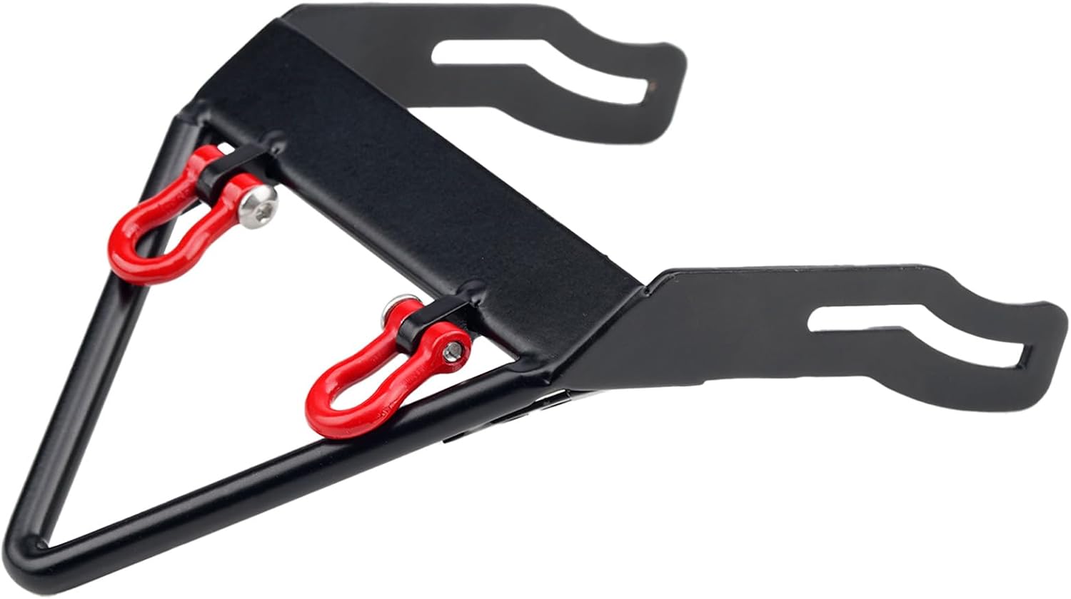 Metal Front Bumper with Winch Mount Shackles for 1/10 Axial SCX10 RC Crawler Upgrade