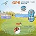 DOTSTAR Dog Wireless Fence Pet Training Collar GPS Electric System, Wireless Dog Fence Adjustable Range 50-990 Feet, Wireless Charging Dog Fence, Fully Sealed Waterproof Collar Receiver