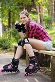 Inliner Skate Soft Kinder Jugend Damen Größenverstellung 5 Größen verstellbar
