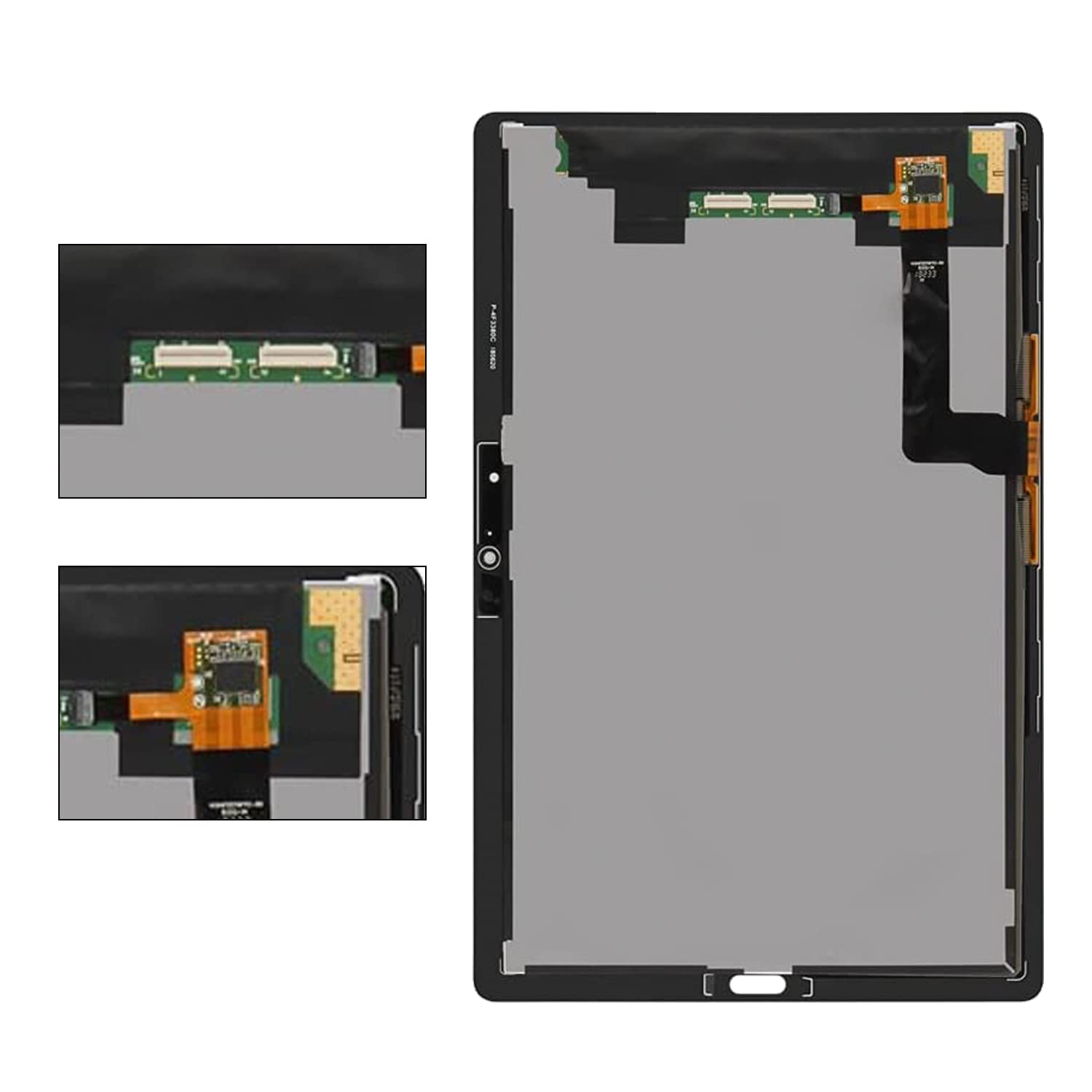 Bildschirm Ersatz 10,8 Zoll für Huawei MediaPad M5 LCD Display CMR-AL09 CMR-W09 Matrix Touch Screen Digitizer Tablet PC Panel Sensor Glas Panel Lens Assembly mit Reparaturwerkzeug (schwarz)
