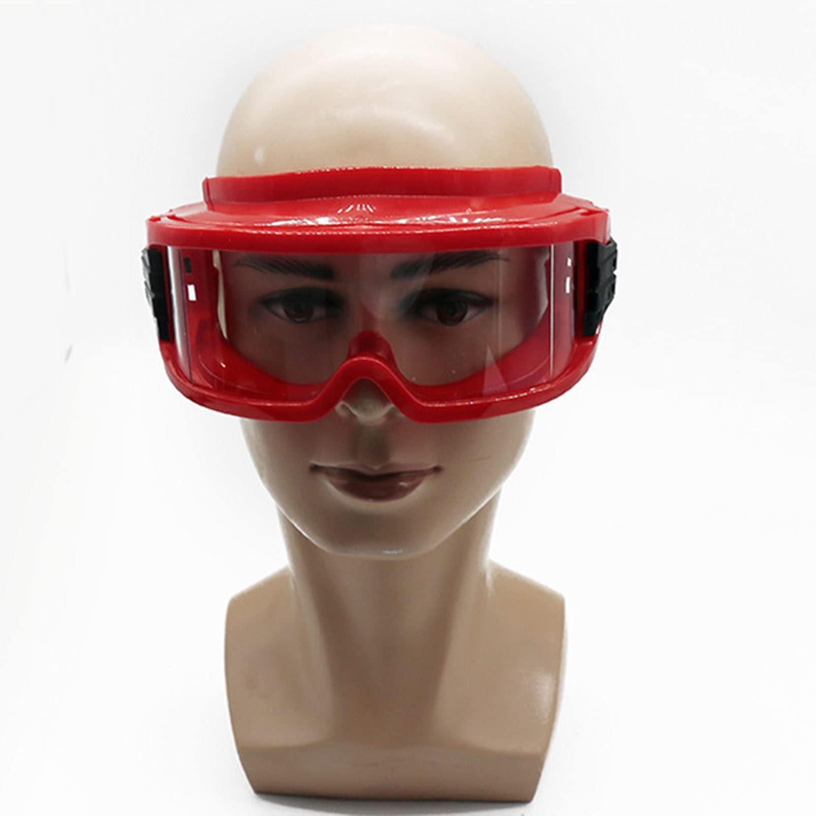 Cascos de Seguridad Casco de Trabajo Duro, Casco de protección de Rescate de Emergencia con Faro y Gafas, Casco de Bombero de Casco Duro para Hombres y Mujeres para Adultos