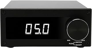 4 in 1 Out Switch Amplifier with Digital Display Screen HiFi Stereo Multi Channel Input Lossless Amplifier Audio Switcher (US Plug)