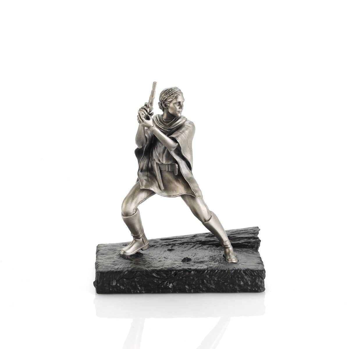Royal Selangor Silver Hand Finished Star Wars 6" Leia Figurine
