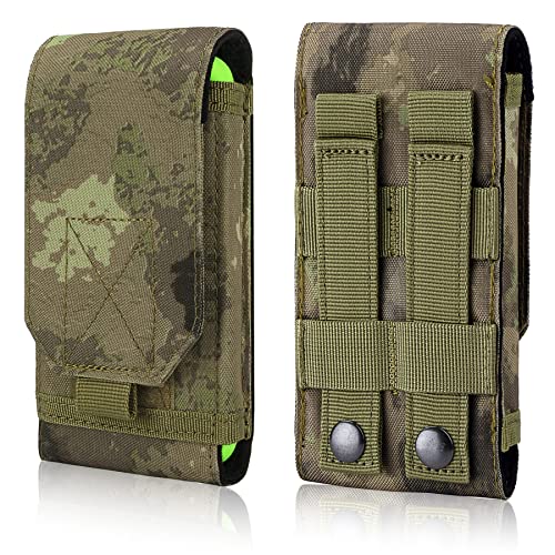 IronSeals Bolsa táctica Molle, bolsa de transporte universal EDC para cinturón para iPhone X/8P/8/7P/7/6, Samsung Note8/5, Galaxy S9+/S9/S8+/S8/S7/S6, Huawei LG y otros – Talla L