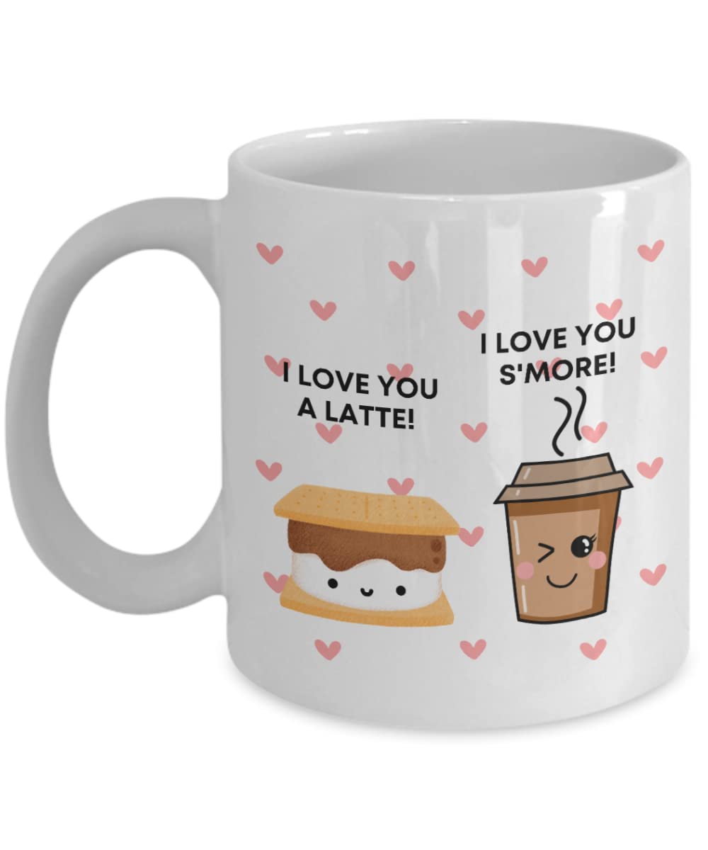 Raise a mug to love, I Love You a Latte Coffee Mug, gift for her, gift for mom, gift for girlfriend, best friend