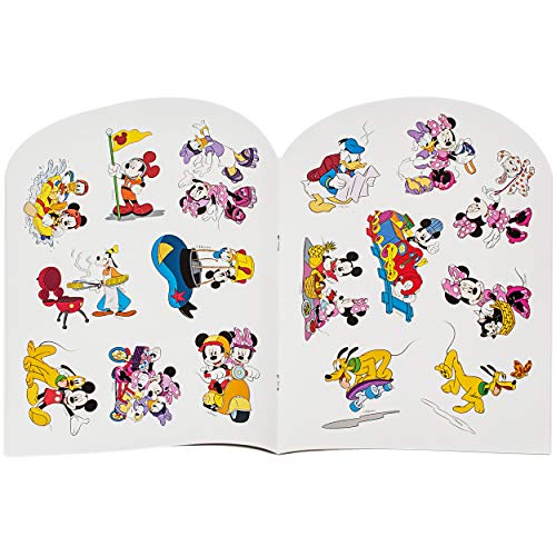 32 Seiten großes XL Malbuch - A4 - Disney - Mickey & Minnie Mouse - mit vielen Sticker & Aufkleber - Dickes… – Bild 6