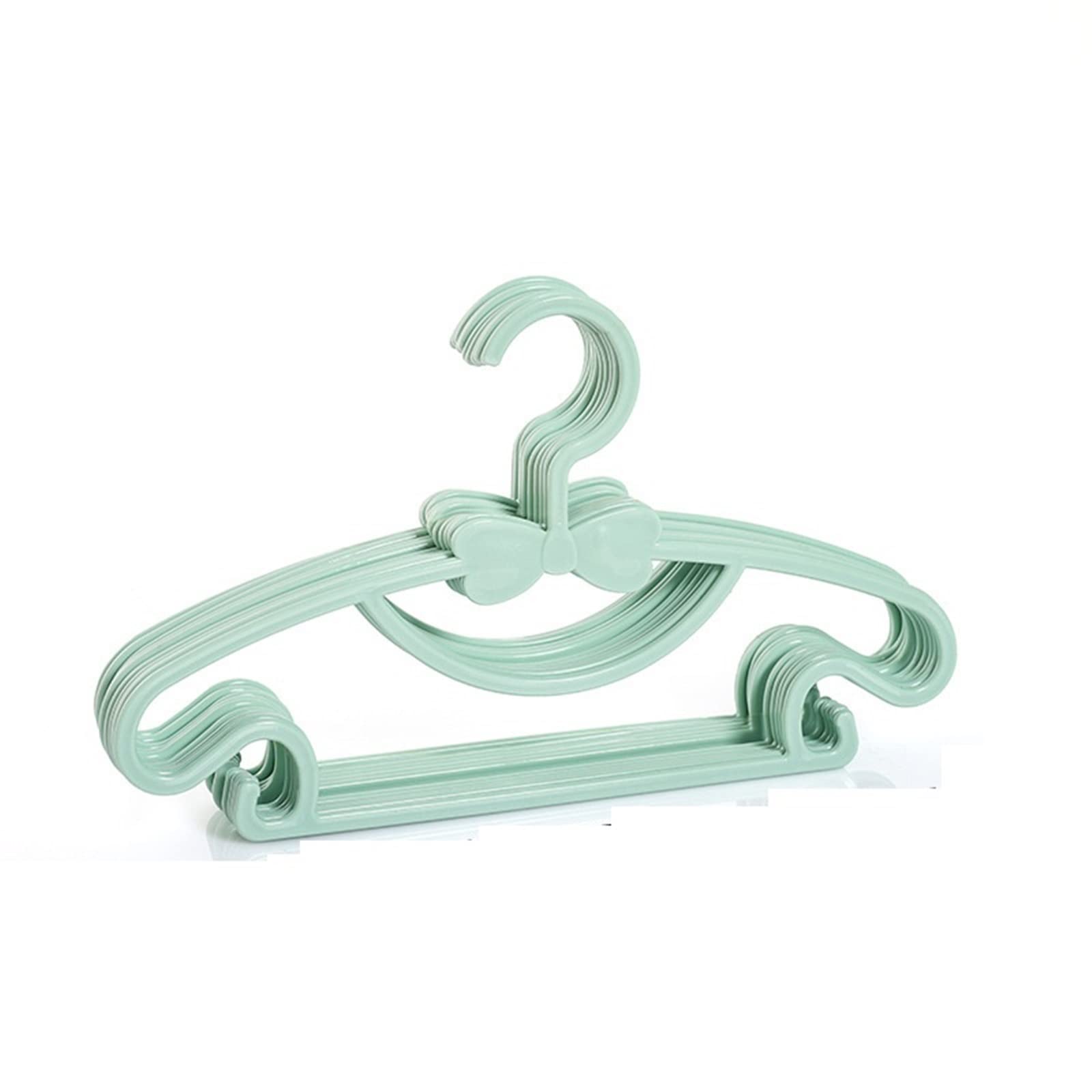 JINGYAN Standard Hangers Hanger Rack Portable Display Plastic Clothes Storage(Green)