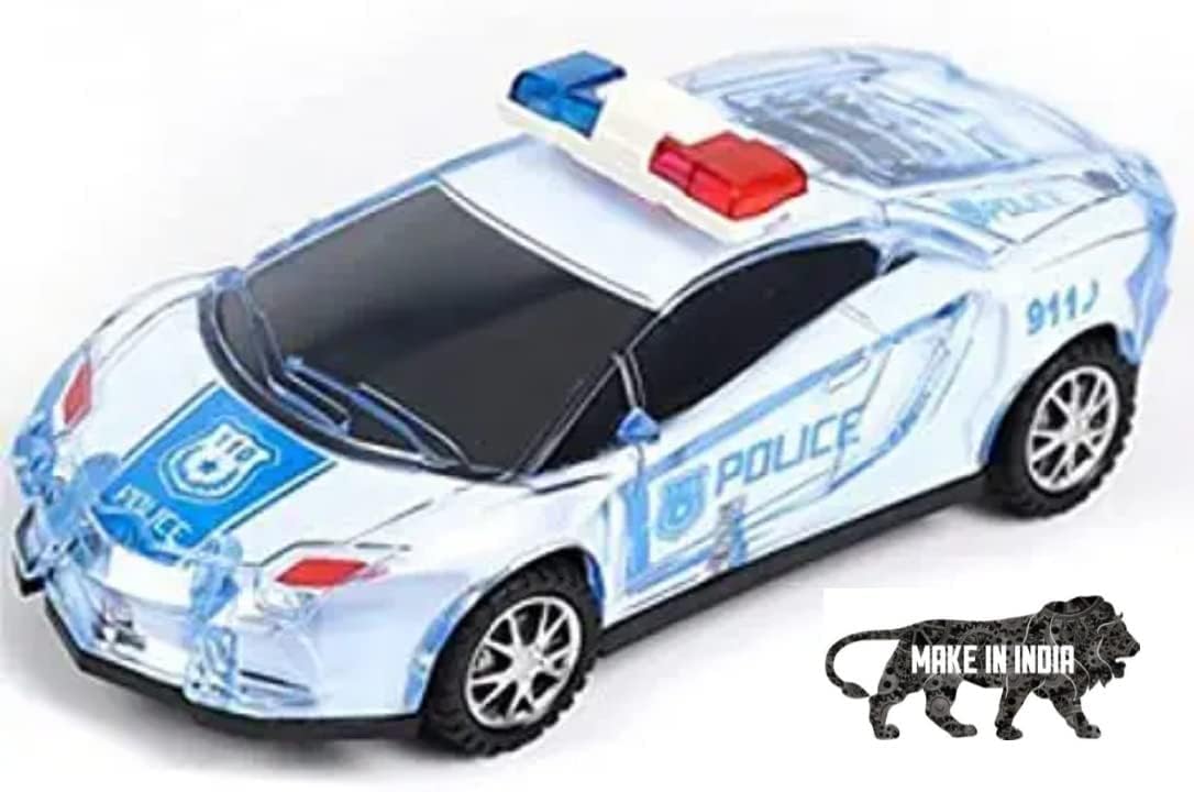 Royal Hub Branded Police Car with Lights, Push & Go Powered, Music and Siren Sound Car Toy for Kids Toy Vehicle Playsets ( Made in India ) (B0BTVR3GW8) Amazon Price History, Amazon Price Tracker