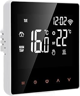 ME81H Smart WiFi LCD Thermostat Elektrische Fußbodenheizung Temperaturregler für AC230V (weiß zurück orangefarbener 16A)