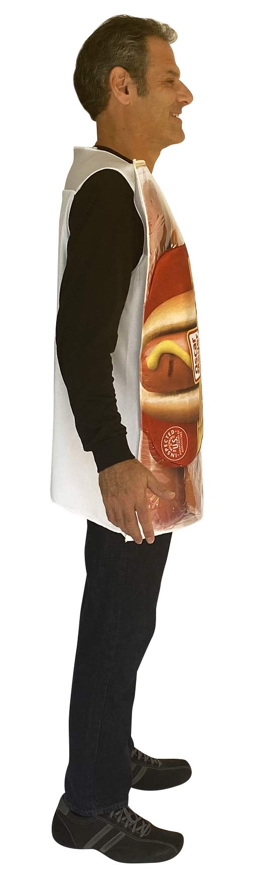 Rasta Imposta Oscar Mayer Hot Dog Package Fancy Dress Costume for Adults