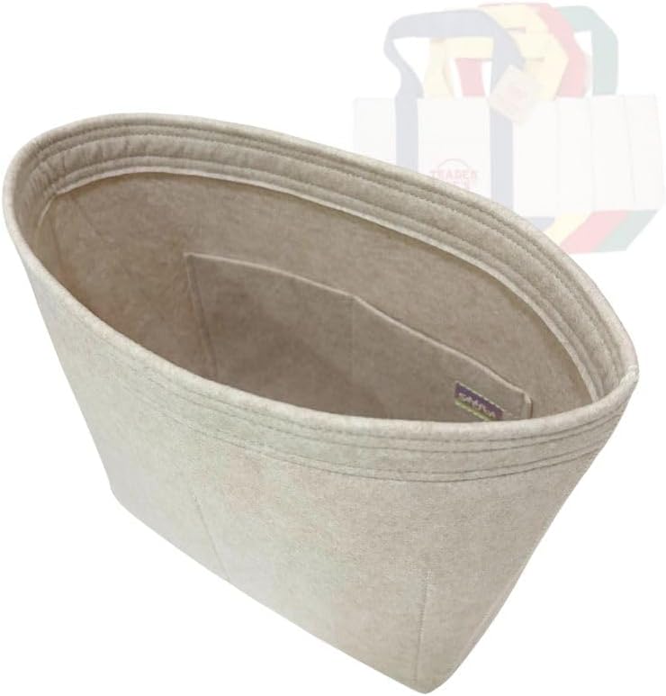SAMORGA (N15-251/ Trader-Joe Bag Organizer for Trader Joe Mini Canvas Tote 2mm Ivory