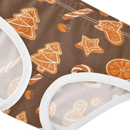 Christmas Cookies Trees Xmas Girls Underwear Toddlers 2t Cotton Cute Panties Girl Funny Briefs Undies Kids4