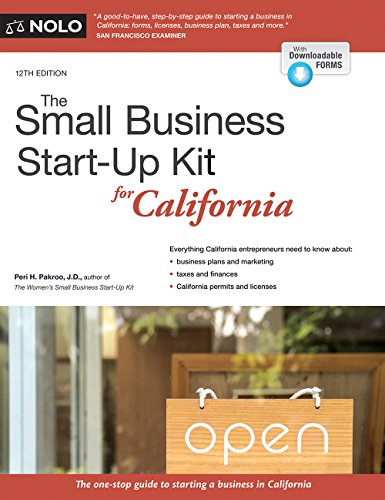 The Small Business Start-up Kit for California