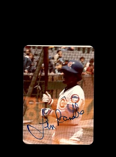 Miniatura 1 de Len Randle Signed Original 1980 4x6 Snaphot Photo Chicago Cubs At Wrigley