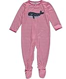 Carters Baby Girls Embroidered Sleeper - Pink Whale - 12 Months