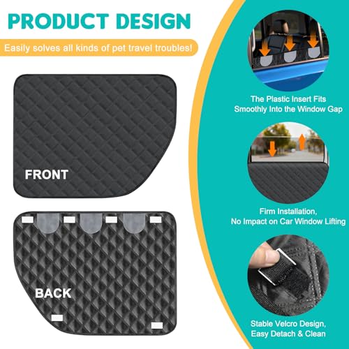 Dog Car Door Protector, 2 Pack Oversized Thickened Door Protectors for Dogs and Pets, Scratch-Resistant, Waterproof, Stain-Resistant Door Covers for Car/SUV/Truck, Universal Size