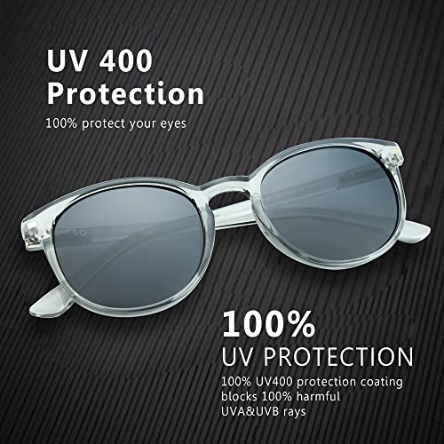 YEIN 3 Pack Sunglasses for Men and Women, UV Protection Outdoor Glasses Vintage Square Full Frame3