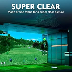 color tree 300x200cm/9.8×6.6ft Pantalla de simulador de Golf