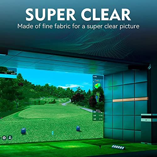 color tree 300x200cm/9.8x6.6ft Simulateur de Golf Impact Screen Projecteur écran