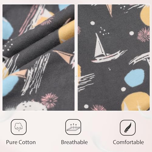 Image of MooMoo Baby Girls Potty Training Underwear 2 Packs Cotton Diaper Skirt for Potty Training Absorbent