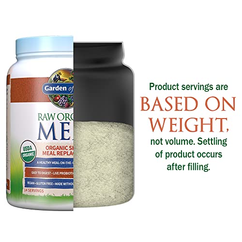 Garden of Life Meal Replacement Vanilla Chai Powder, 14 Servings, Organic Raw Plant Based Protein Powder, Vegan, Gluten-Free 16 Ounce - Image 6