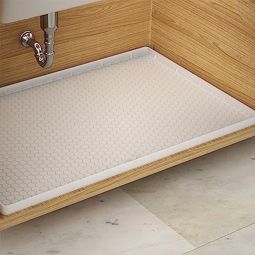Ryhpez Under Sink Mat for Kitchen Waterproof 34" x 22