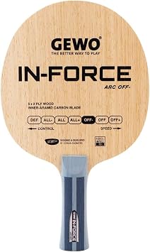 GEWO in Force Arc - Offensive Minus Table Tennis Blade