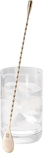 Miniatura 9 de Restaurantware Bar Lux - Cuchara de barra de 12 pulgadas, 1 cuchara agitadora de cóctel con mango de sacacorchos  Cuchara de mezcla de cóctel de