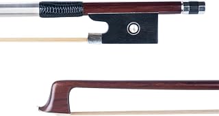 Tsts 4/4 Violino Arco Olhos Parisienses Ebony Sapo Natural Real Cavalo Branco arco violino iniciante
