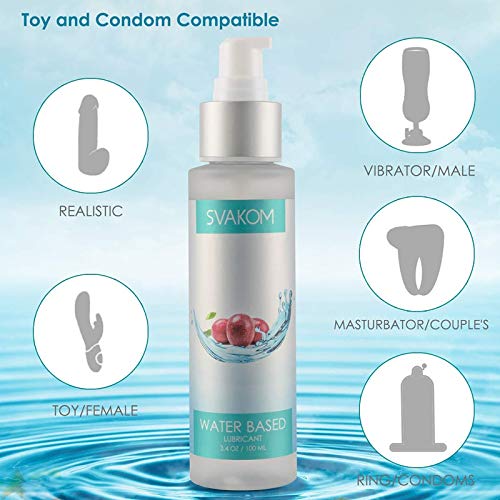 Usa Brand Svakom Passion Fruit Flavored Water Based Lubricant For Sex, Discreet Package Personal Sex Lube For Her Him Women Men Couples Lubrication #TOP2