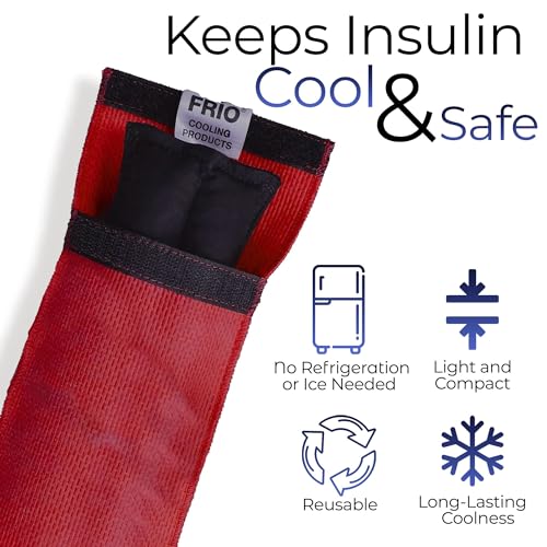 FRIO Insulin Pen Cooling Case - Individual Medication Cooler - Diabetic Travel Case - Single Wallet
