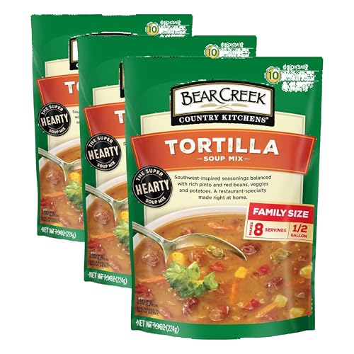 Bear Creek Soup Mix, Tortilla, 7.9 Ounce (Pack of 3)