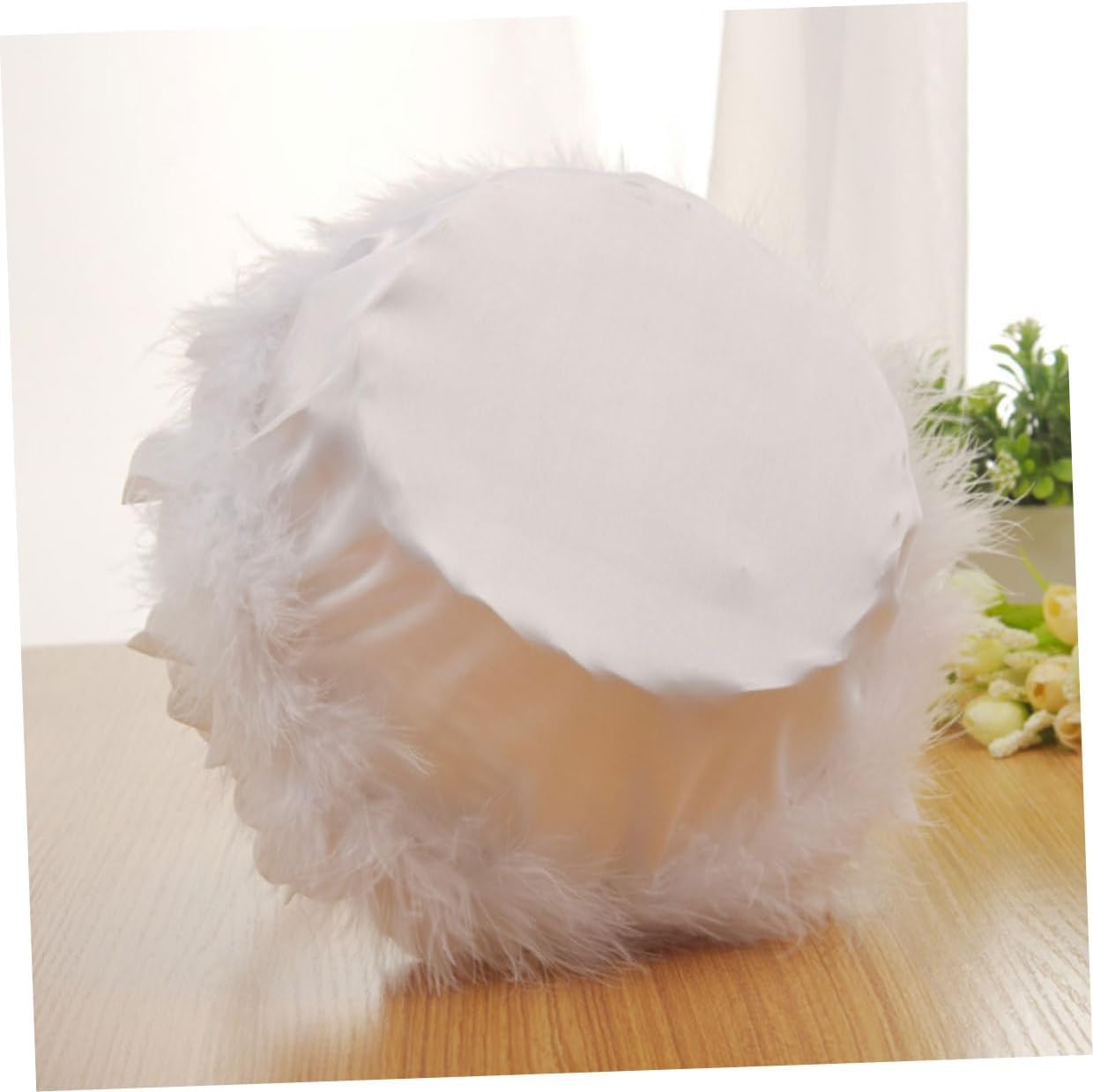 Wedding Flower Basket for Bride and Flower Girl White Handheld Delicate Wedding Supplies Basket Elegant Ceremony Ornament