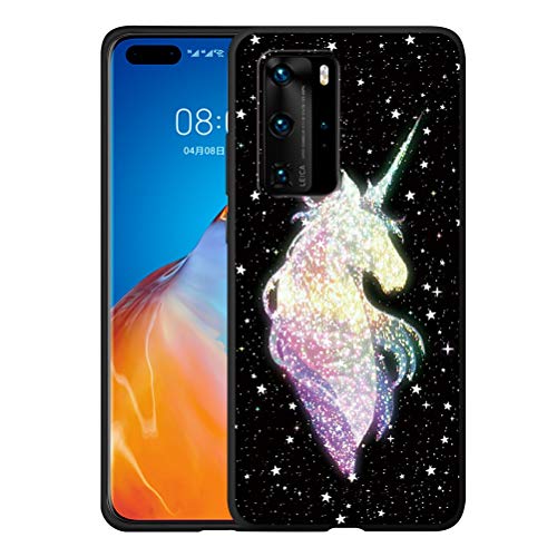 Yoedge Cover Compatibile con Huawei P10 Lite, 5.2', Custodia Protettiva in Slim Silicone TPU per Corpo Intero Antiurto Ultra Sottile Back Case Protezione Cellulare Case Cover, Unicorno