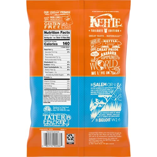 Image of Kettle Brand Potato Chips Buffalo Bleu Flavored, 12.5 Oz