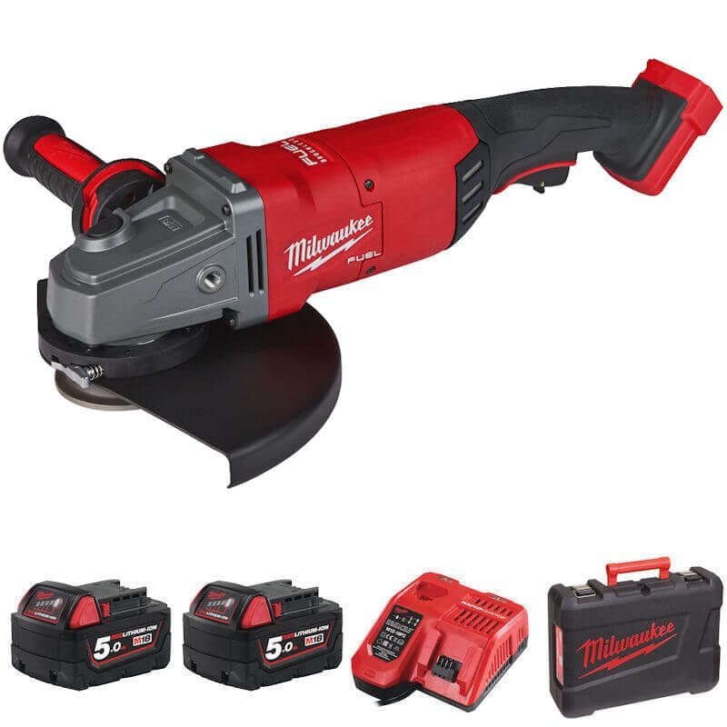 Amoladora Anglar M18 FUEL™, 125 mm con Rapidstop™ – M18FHSAG125XPDB-552X